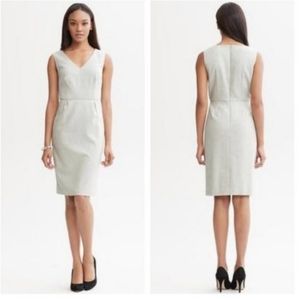 Banana Republic Sheath Dress -Silver